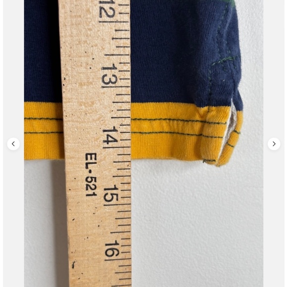 Polo Ralph Lauren Christmas Striped Rugby Shirt Brother Set 18M 4T Elbow Patches - Picture 14 of 16